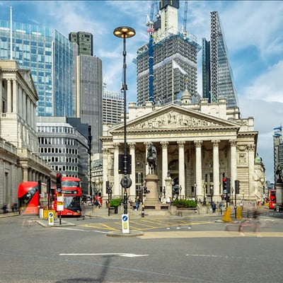 A street view of London A street view of London