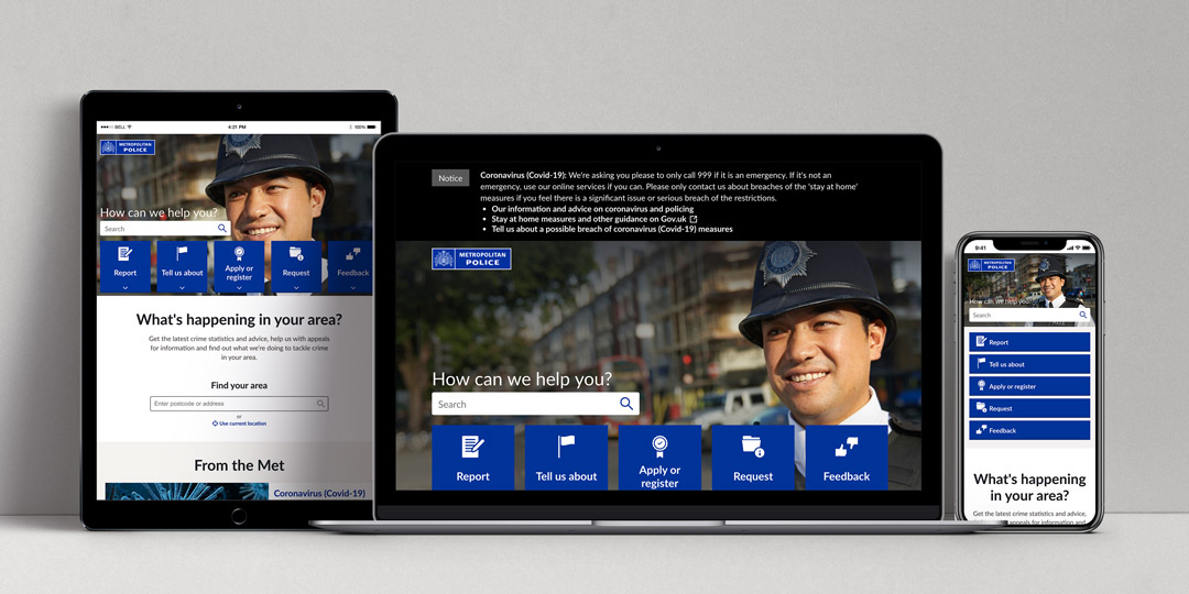 Single Online Home mockup Single Online Home mockup